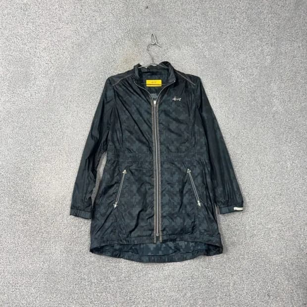 루이까스텔 여성 골프 네이비 패턴 바람막이 코트 95