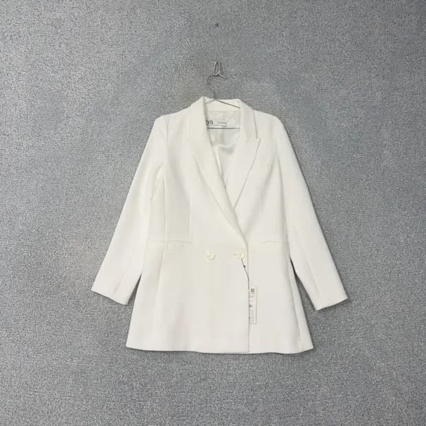 [새상품] 자라 여성 화이트 블레이저 XS