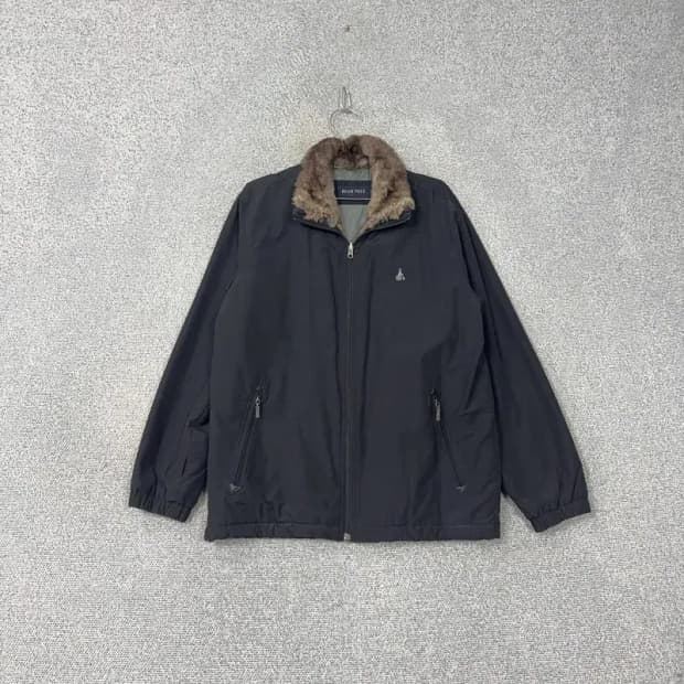 빈폴 캐주얼 퍼 코튼 네이비 자켓 M