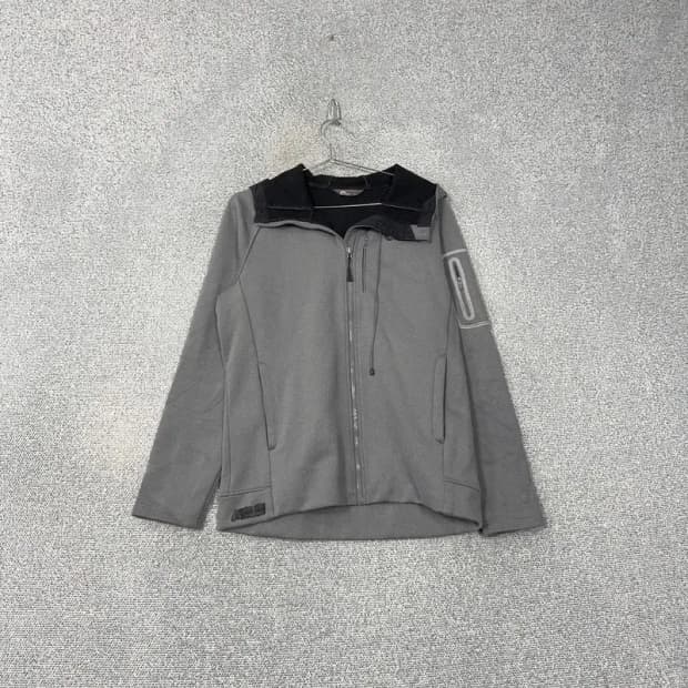 네파 남성 등산 그레이 후드집업 100