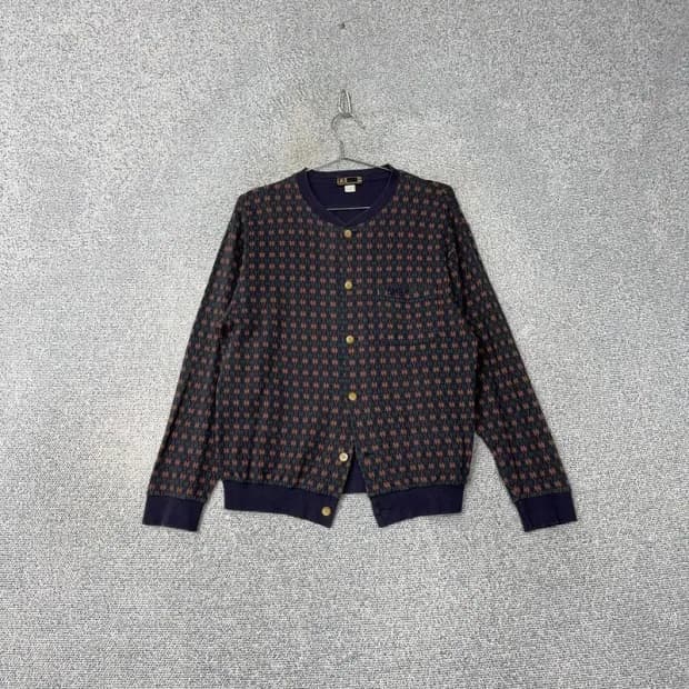 닥스 빈티지 체크 가디건 M