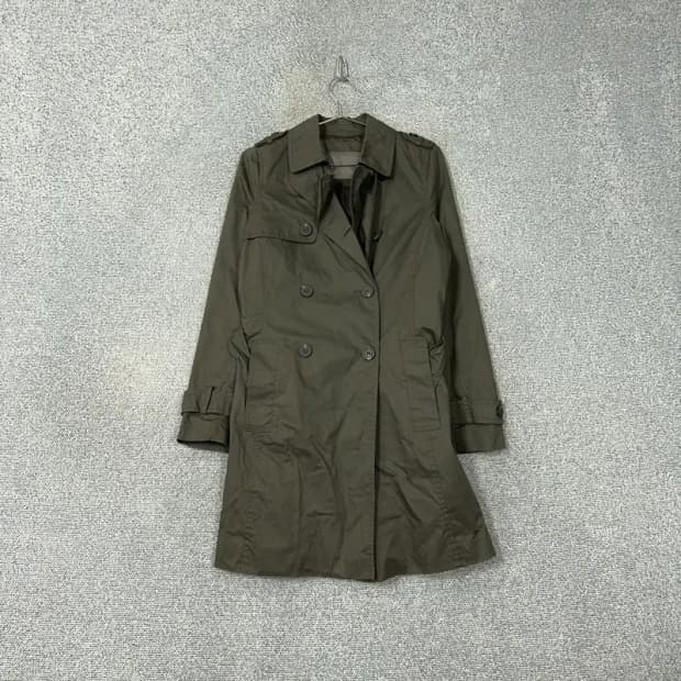자라 벨티드 카키 트렌치 M