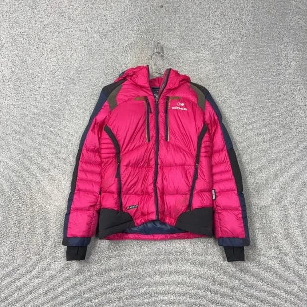 아이더 여성 구스다운 핑크 패딩 S
