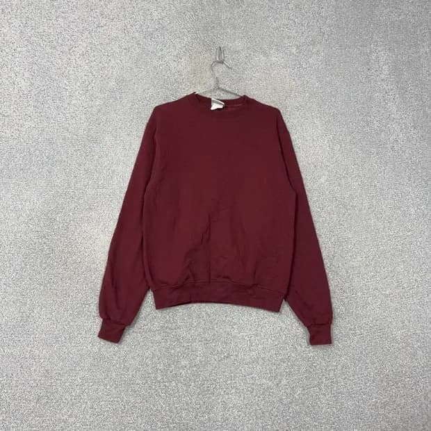 챔피온 베이직 와인 맨투맨 S