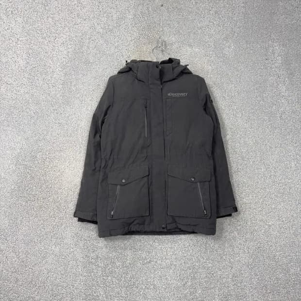 디스커버리 밀포드 블랙 패딩 90