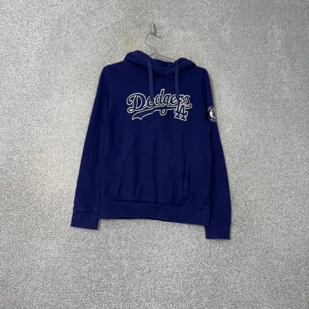 MLB LA다저스 로고 블루 후드티 90