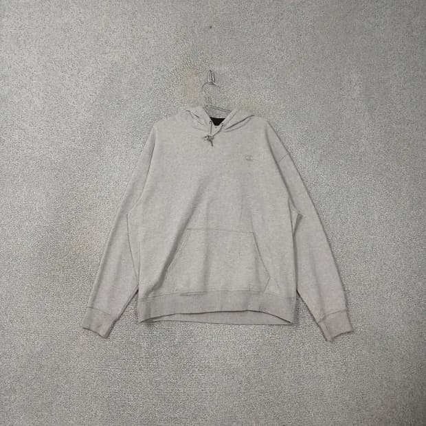 챔피온 라이트 그레이 로고 빅사이즈 후드티 3XL