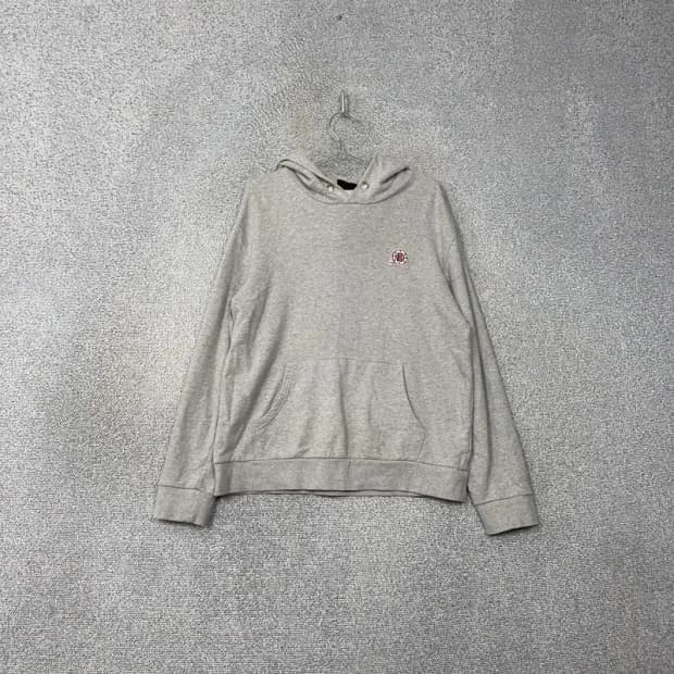 NBA 로고 라이트 그레이 후드티 XL