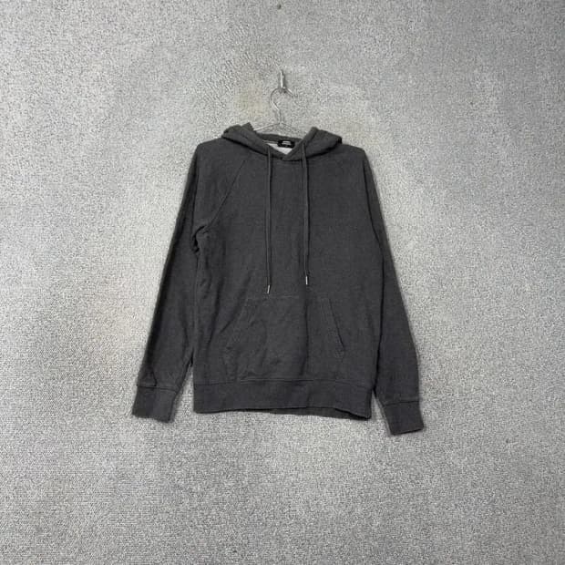 무신사스탠다드 그레이 무지 후드티 S