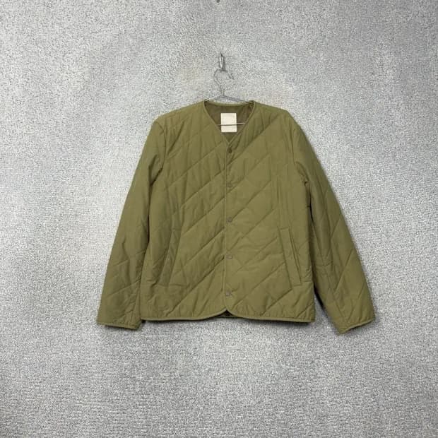 마인드브릿지 카키 블루종 깔깔이 자켓 100