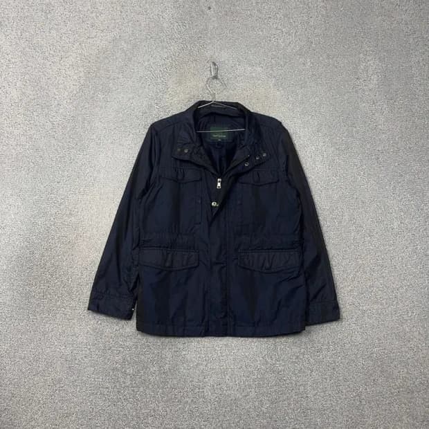 헨리코튼 남성 네이비 캐주얼 집업 자켓 100