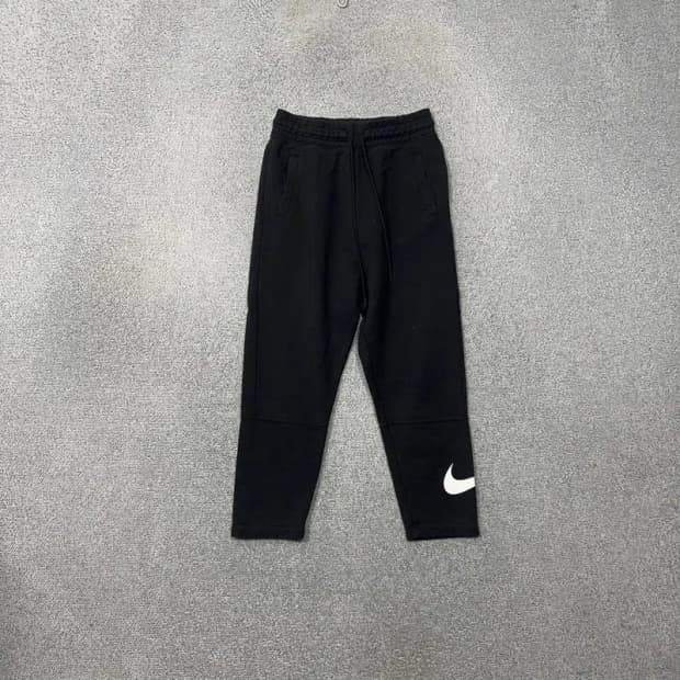 나이키 로고 스우시 블랙 트레이닝 팬츠 M