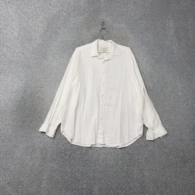 라퍼지스토어 남성 린넨 화이트 셔츠 L