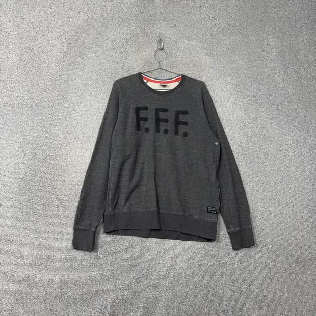 나이키 프랑스 로고 그레이 맨투맨 L