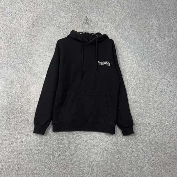 소버먼트 캐주얼 블랙 오버핏 후드티 M