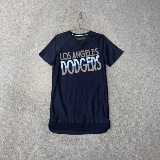 MLB LA다저스 로고 프린팅 롱 반팔티 85