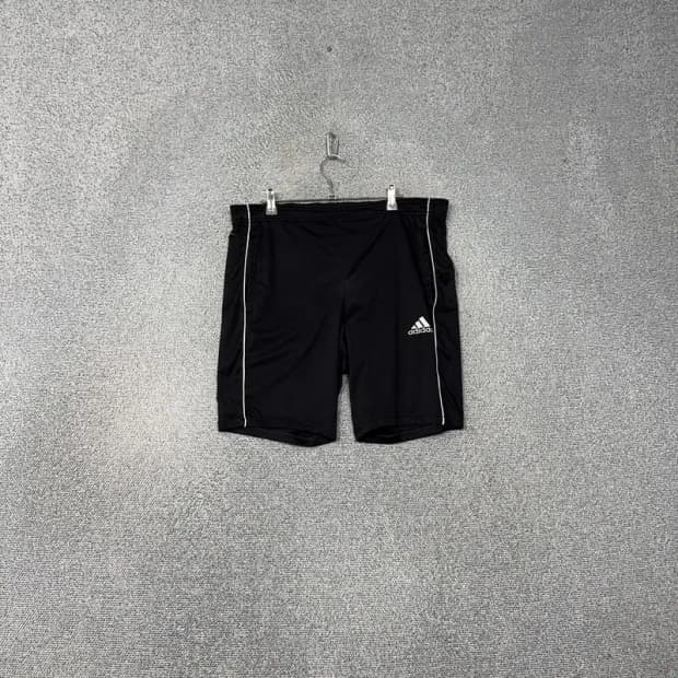 아디다스 남성 기능성 블랙 반바지 L