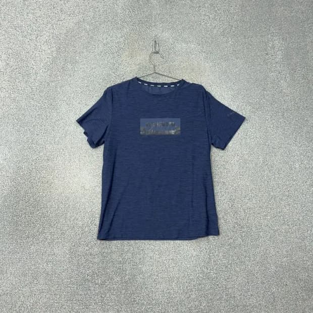 푸마 프린팅 네이비 반팔 티 M