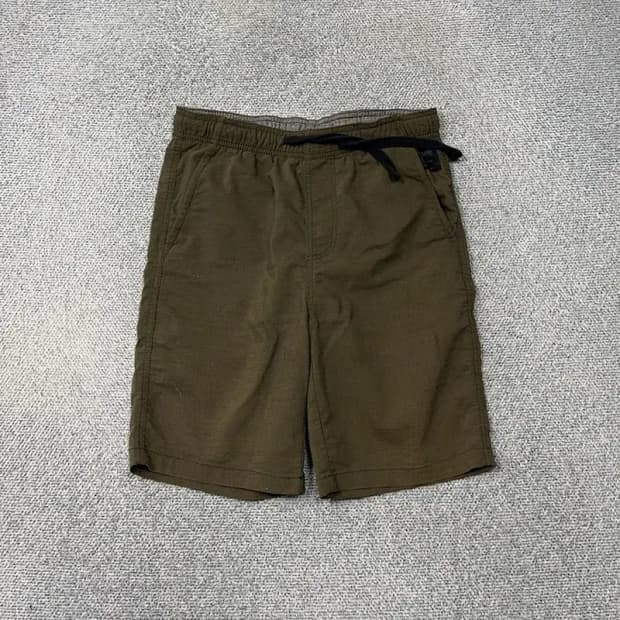 버커루 카키 밴딩 코튼 반바지 S