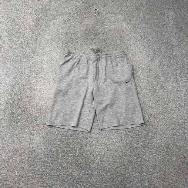 나이키 라이트 그레이 로고 코튼 반바지 L