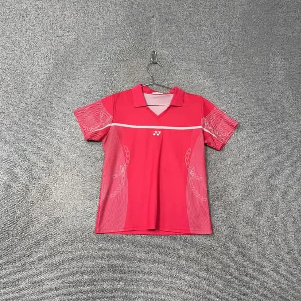 요넥스 로고 기능성 반팔 카라티 100