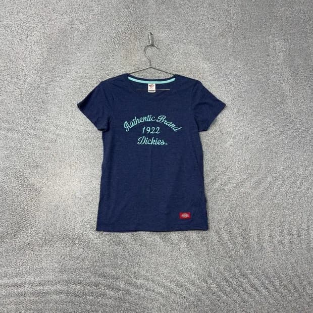 디키즈 프린팅 네이비 반팔 티 M