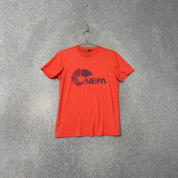 네파 프린팅 오렌지 반팔 티 95