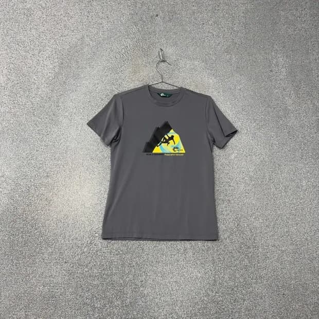 네파 프린팅 그레이 여성 기능성 반팔 티 90