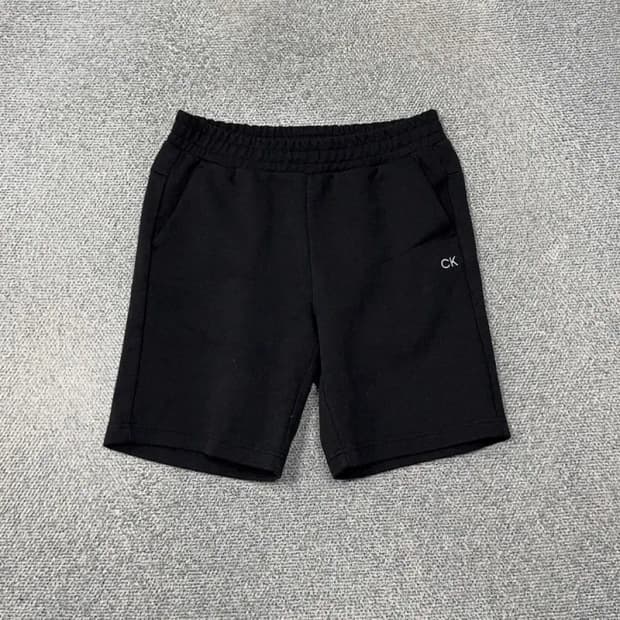 캘빈클라인 블랙 로고 밴딩 반바지 S/P