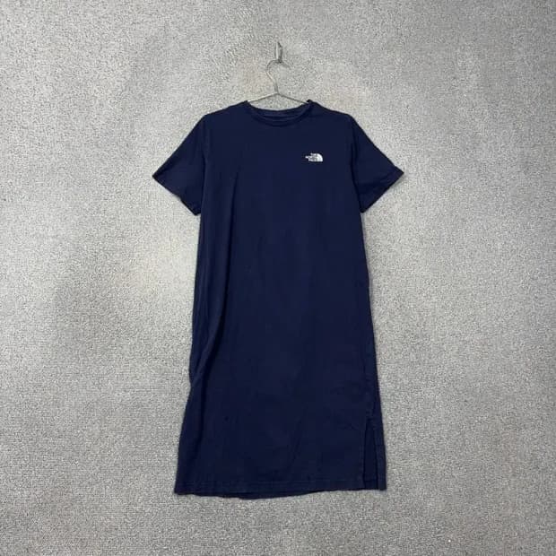 노스페이스 네이비 로고 반팔 원피스 95