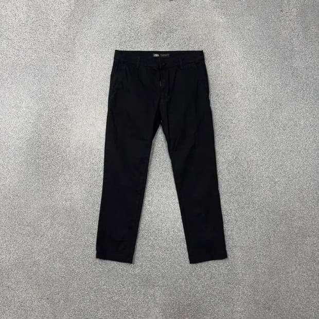 자라 남성 캐주얼 블랙 데님팬츠 30