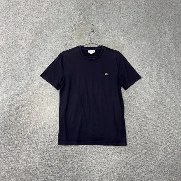 라코스테 네이비 로고 남성 캐주얼 반팔티 95