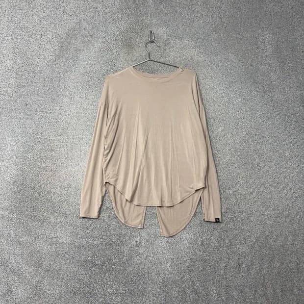 젝시믹스 여성 기능성 오트밀 절개 긴팔티 M