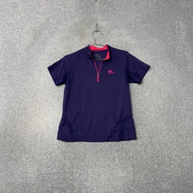 네파 로고 등산 기능성 반집업 반팔티 100