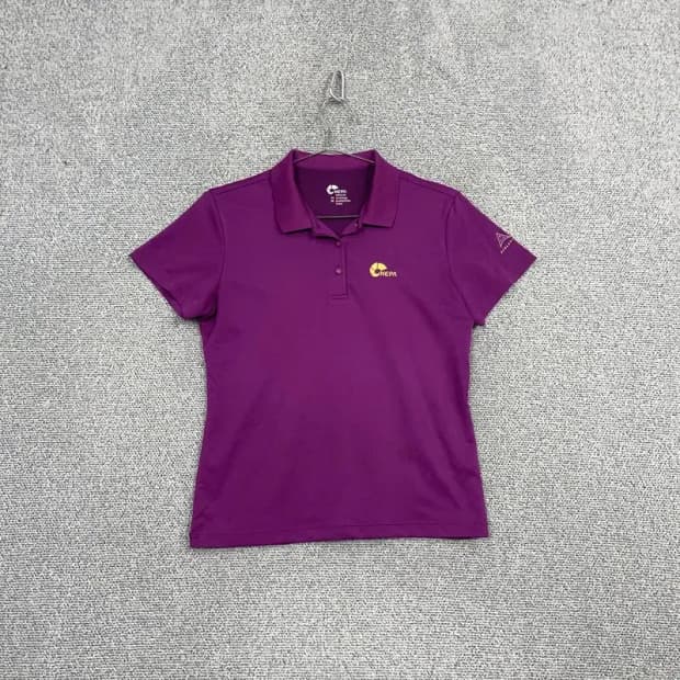 네파 퍼플 로고 등산 기능성 반팔 카라티 M