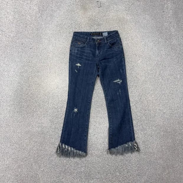 버커루 빈티지 카우걸 부츠컷 데님팬츠 25