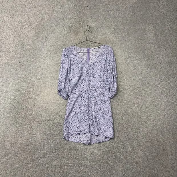 [새상품] 자라 플라워 라이트 퍼플 원피스 XS