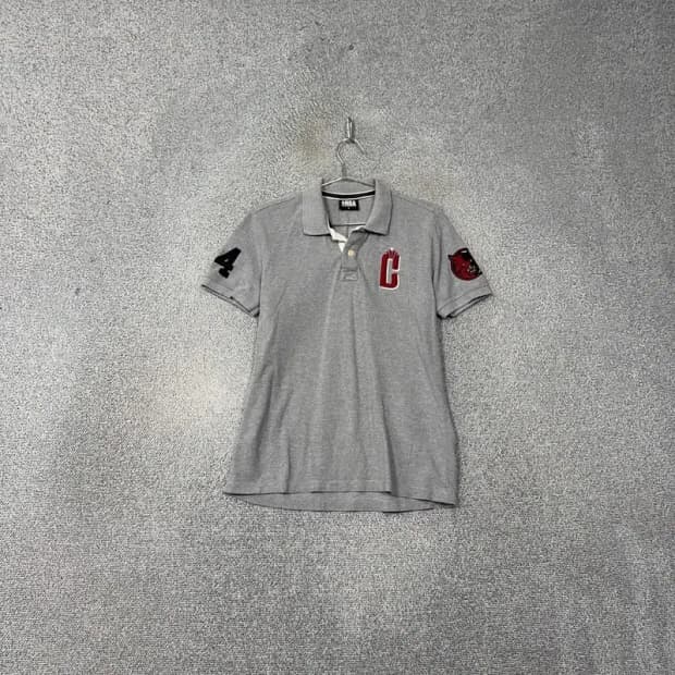 NBA 로고 남성 그레이 반팔 카라티 M