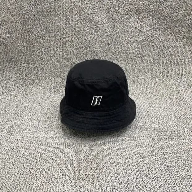 널디 캐주얼 블랙 버킷 햇 S