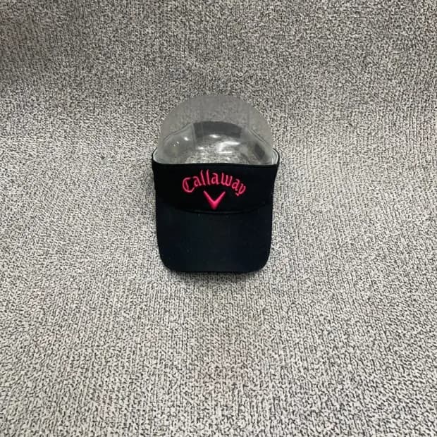 캘러웨이 블랙 자수 로고 골프 캡 FREE