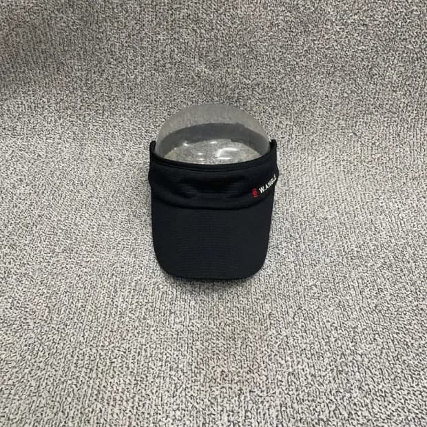 와이드앵글 자수 로고 블랙 골프 캡 FREE