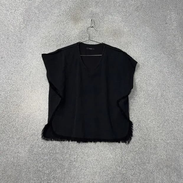 시스템 한섬 여성 블랙 빈티지 민소매 F