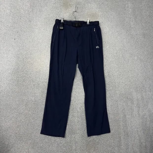 밀레 네이비 로고 등산 기능성 팬츠 92