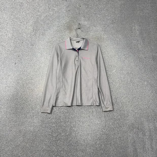 아디다스 라이트 그레이 골프 기능성 카라티 M