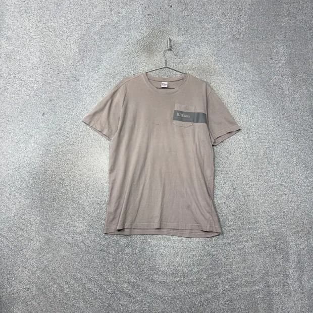 윌슨 베이지 포켓 반팔 티 105