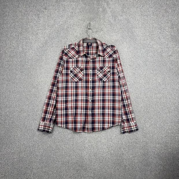 디키즈 플란넬 투포켓 체크 셔츠 M