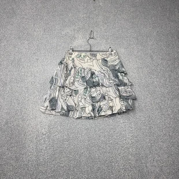 SJSJ 한섬 패턴 트로피칼 미니스커트 64-94