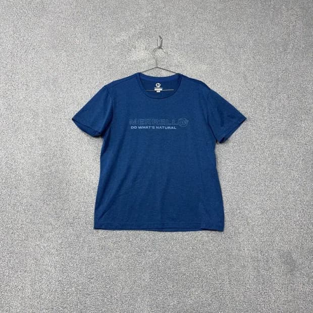 머렐 등산 기능성 네이비 반팔 티 XL