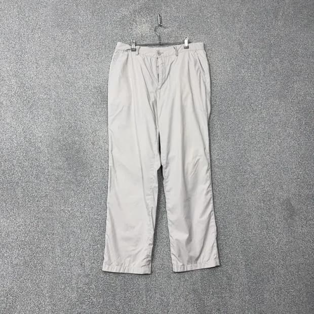 휠라 라이트 그레이 기능성 팬츠 34