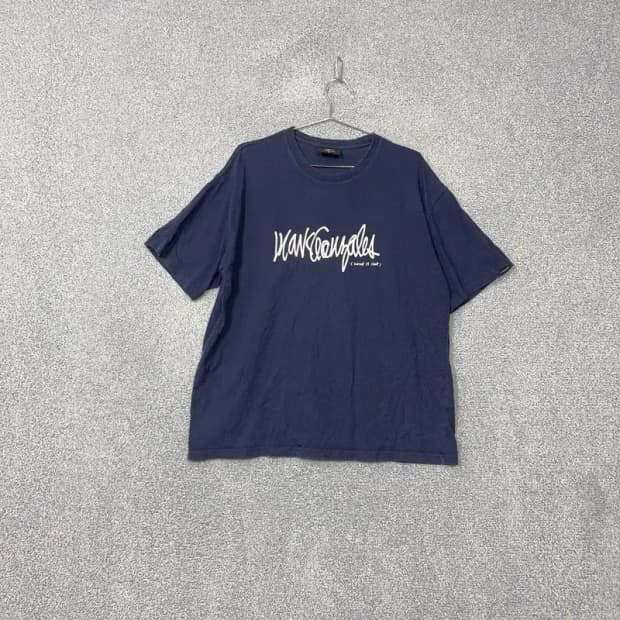 마크곤잘레스 로고 프린팅 네이비 반팔 티 XL